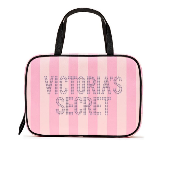 Victoria's Secret Handbags - Signature Stripe Jetsetter Travel Case